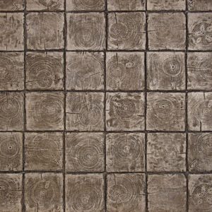 Concrete Stamps End Grain 6" Post Package