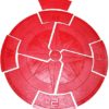 Compass Medallion-8 Ft Diameter-10 Piece Set