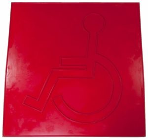 Concrete Stamps Handicap Wheelchair Symbol