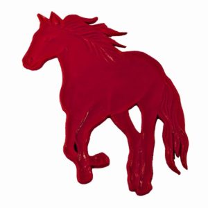 Red Horse Concrete Stamp