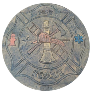 MD7409 Fire Rescue Medallion