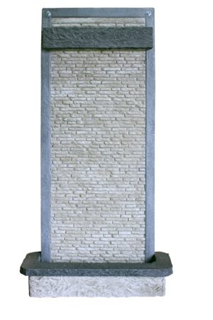 Ledger Stone Wall Fountain Concrete Mold