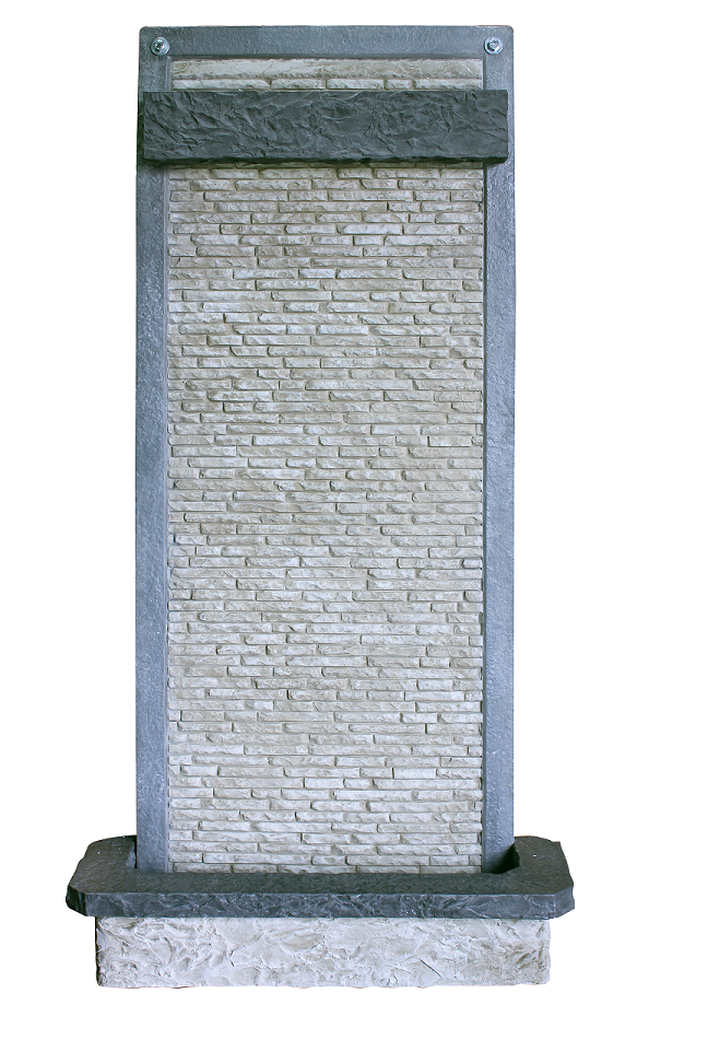Fountain Concrete and Marble Dust Fontanelle Wall from External Wall suspended 