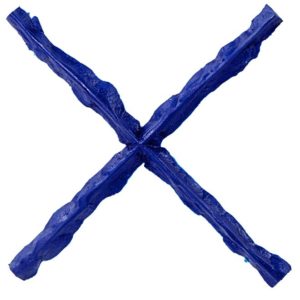 Concrete Stamps Joint Texturing Strip X Shape Blue (1" Wide)
