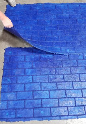 Proline Running Bond Brick Blue Concrete Mat