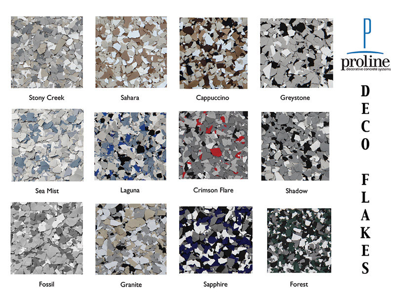 Epoxy Color Chart – Concrete Resurfacing Systems