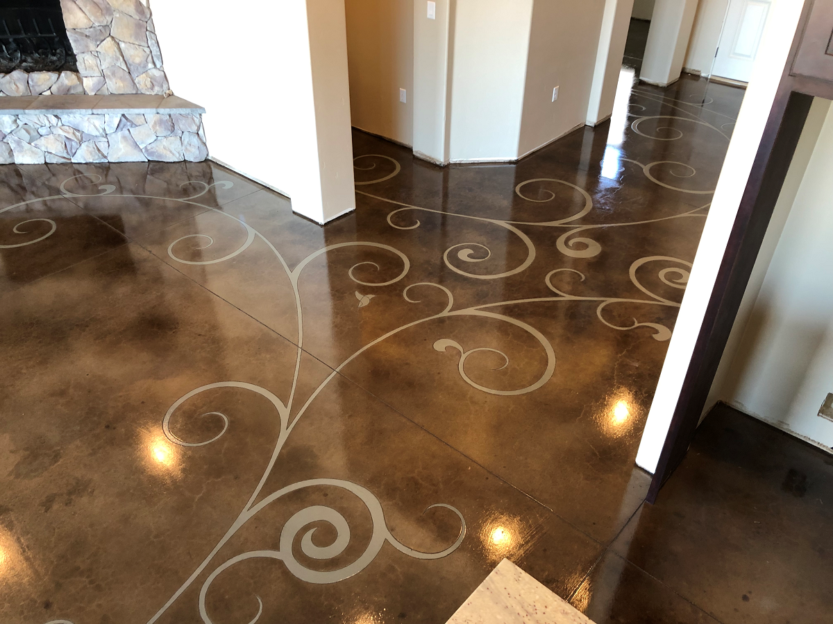 Decorative Concrete for Interior Floors