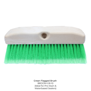 Flag tipped GREEN brush