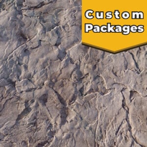 Seamless Roman Slate Concrete Stamp Custom Package