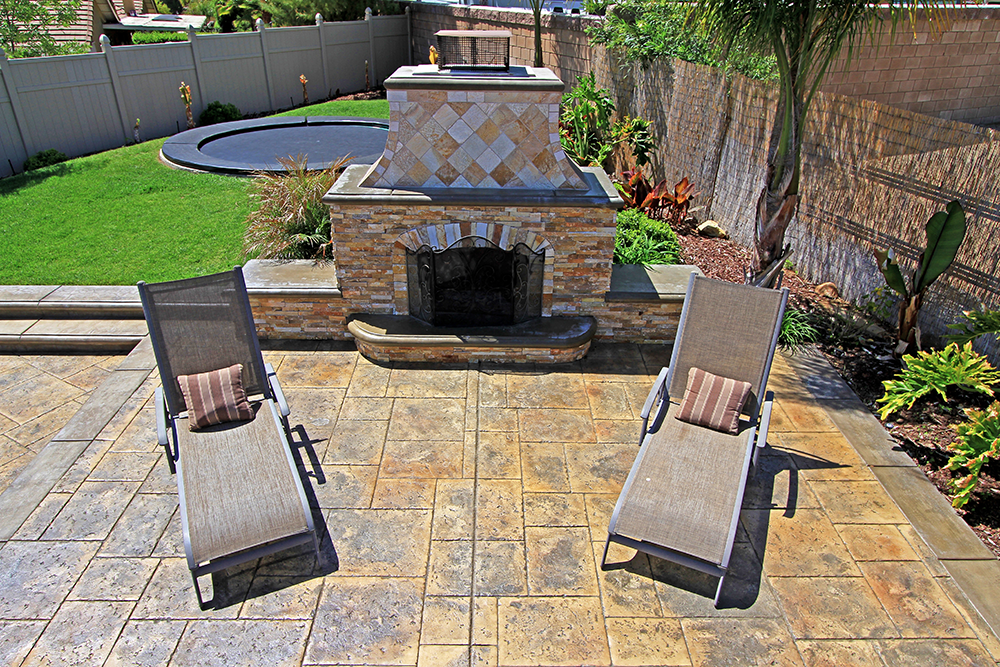 Ashlar Tumbled Travertine Versailles Concrete Stamp - Image 4
