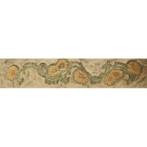 Daisy Garland Border Art Concrete Stamp