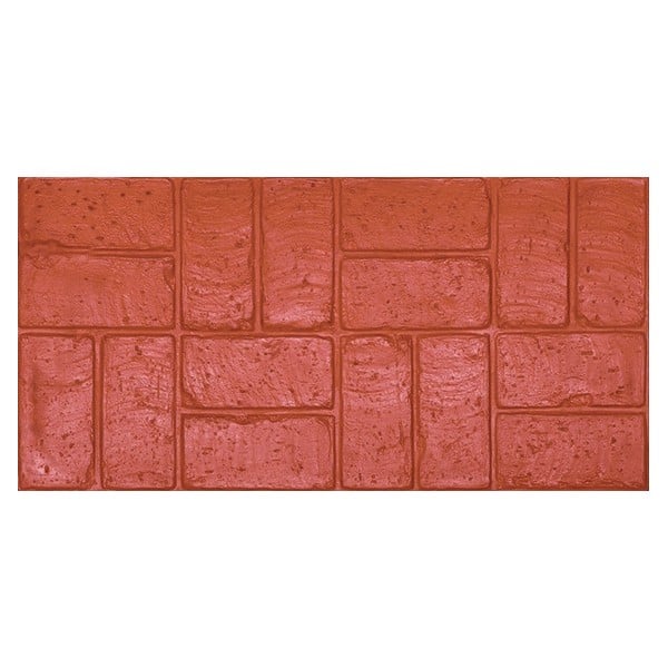 Basketweave Used Brick Concrete Stamp - Image 3
