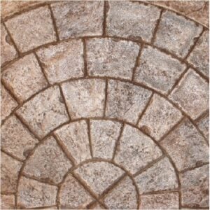 5 Ft. Dia. Radius Cobble Stone Concrete Stamp
