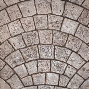 European Fan Small Stone Concrete Stamp