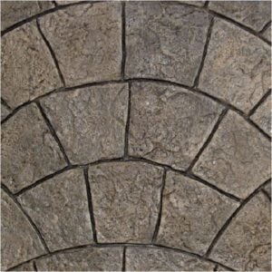 European Fan Large Stone Concrete Stamp