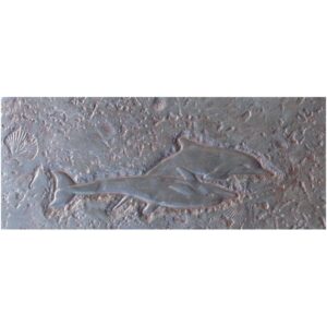 Aquatic Series-Dolphin Double Concrete Stamp