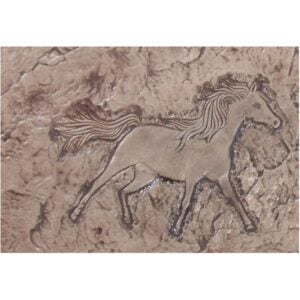 Equestrian Series - Horse facing right Concrete Stamp