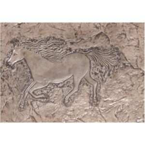 Equestrian Series-Horse facing left Concrete Stamp