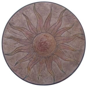Sun Stamp Medallion-3 Ft Diameter Concrete Stamp
