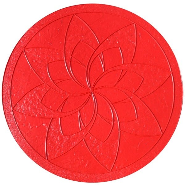 Pinwheel Medallion-4 Ft Diameter Concrete Stamp - Image 3