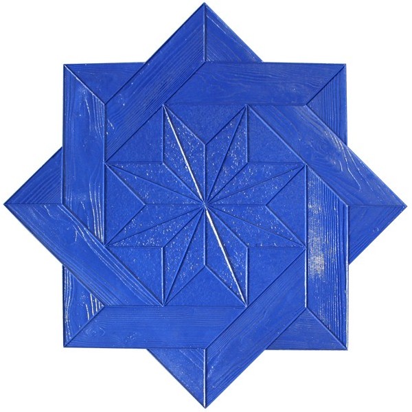 Boardwalk Picture Frame Medallion-4 Ft Diameter Concrete Stamp - Image 3