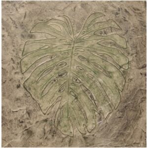 Seamless Design Philodendron Leaf Concrete Stamp