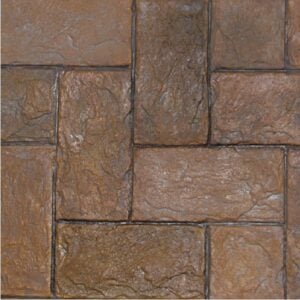 Herringbone Belgium Slate 8 X 16 Inch Tile Concrete Stamp