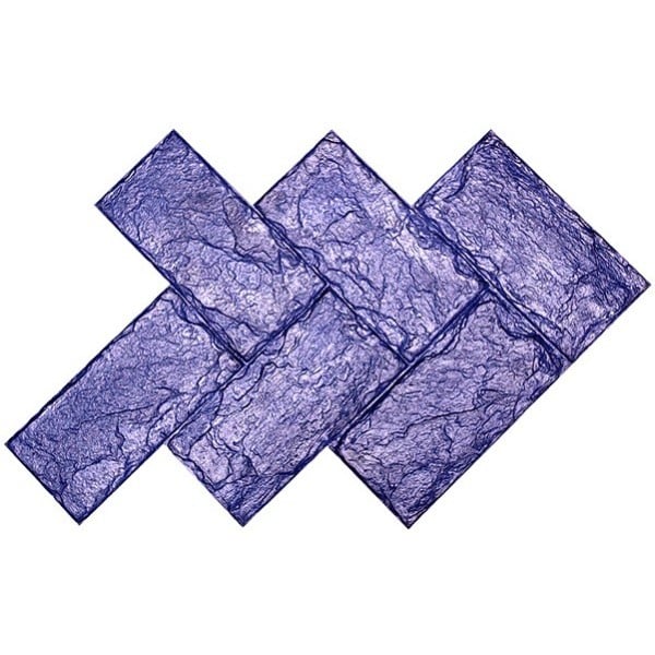 Herringbone Belgium Slate 8 X 16 Inch Tile Concrete Stamp - Image 3