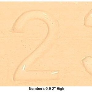 Numbers Concrete Stamp