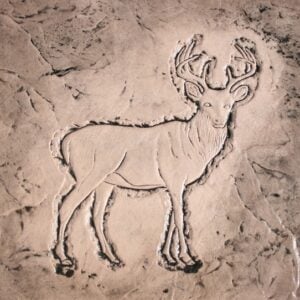 Wildlife Series-Deer Concrete Stamp
