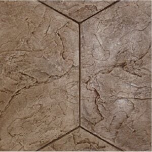 Hexagon Roman Slate Concrete Stamp