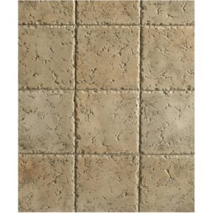 12" x 12" Tumbled Travertine Square Tile Concrete Stamp