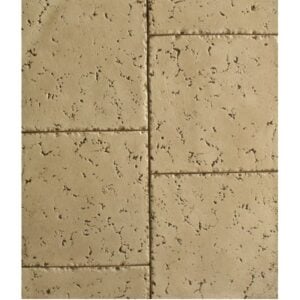 18" x 18" Tumbled Travertine Square Tile Concrete Stamp