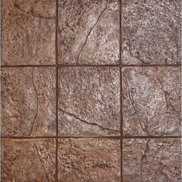 12" x 12" Old Granite Tile 3/8" (Sand Grout Line) Concrete Stamp