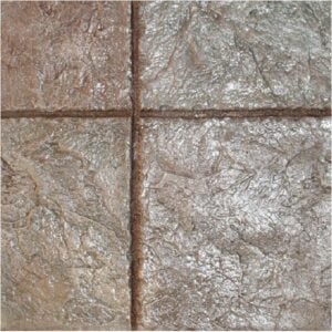 21" x 21" Belgium Slate Tile Concrete Stamp
