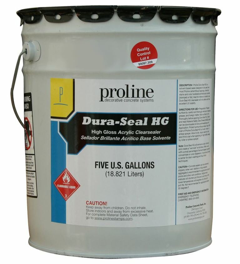 Concrete Sealer - Dura-Seal VOC100 High Gloss Sealer - Image 3
