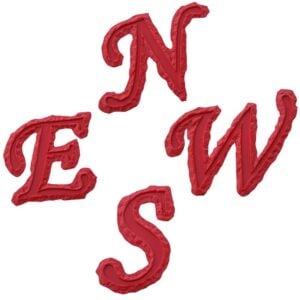 Compass Letters North/ South/ East/ West Direction Additions Concrete Stamp