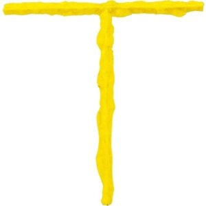 Joint Texturing Strip T Shape Yellow (1/2" Wide) Concrete Stamp