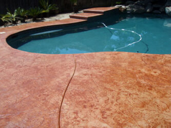 Seamless stamped concrete job by Outback Concrete Seamless stamped concrete job by Outback Concrete