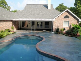 Italian Slate Seamless job by Concrete Miracles, TX Italian Slate Seamless job by Concrete Miracles, TX