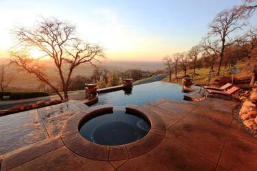 Custom Stamped Concrete Patio and Pool