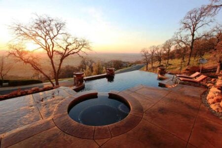 concrete pool