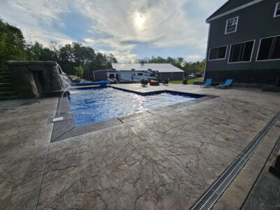 Inca Seamless decorative concrete Texture Pool