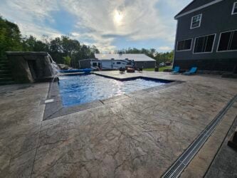 Inca Seamless decorative concrete Texture Pool